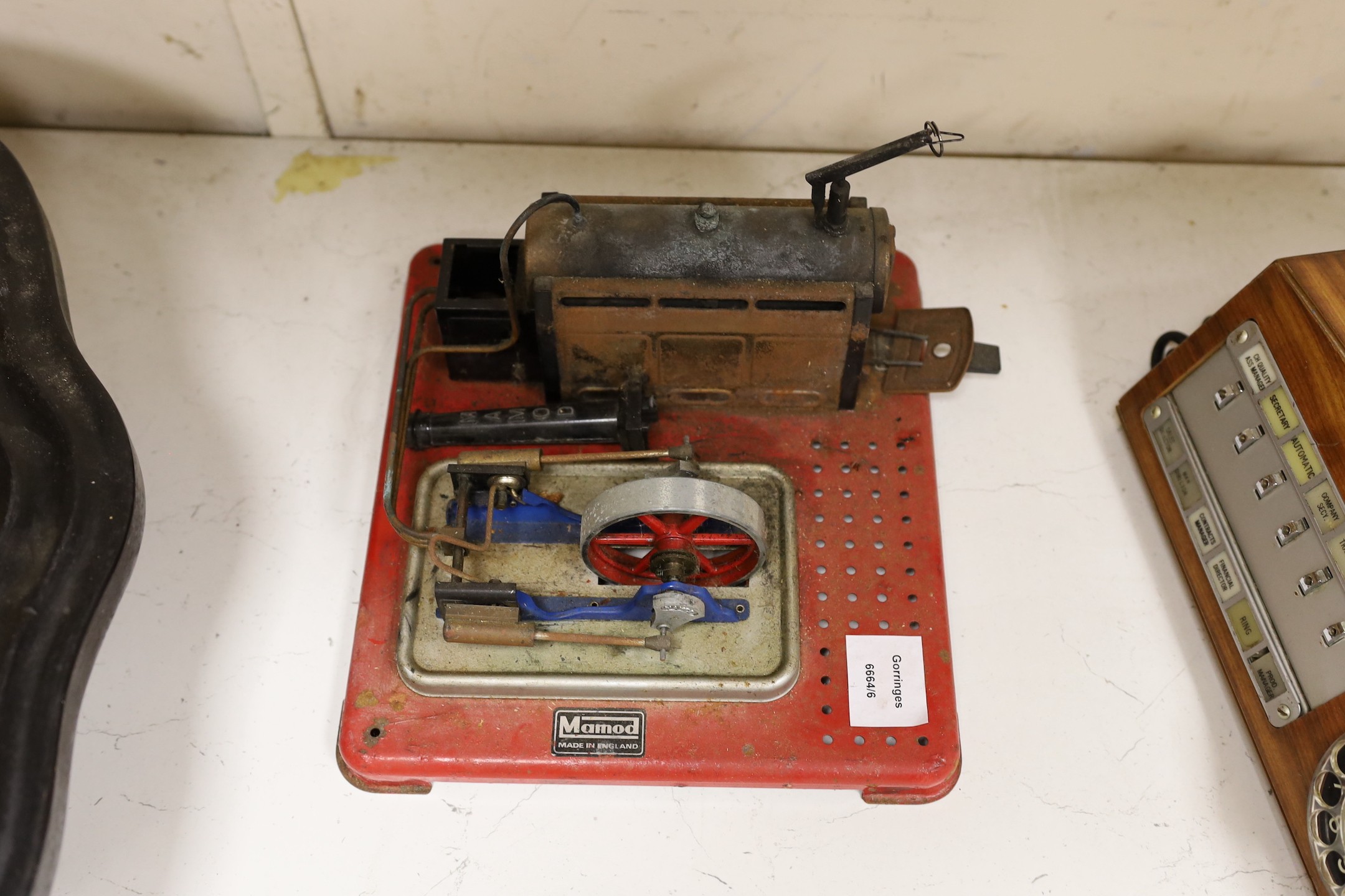 A Mamod stationary engine